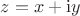 $z=x+\mathrm{i}y$