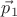 $\vec{p}_1$