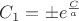 $C_1=\pm e^{\frac Ca}$ $C_1=\pm e^{\frac Ca}$