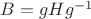 $B=gHg^{-1}$