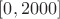 $[0,2000]$