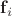 $\mathbf f_i$ $\mathbf f_i$