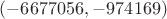 $(-6677056,-974169)$