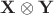 $\mathbf{X}\otimes\mathbf{Y}$