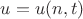 $u=u(n,t)$