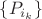 $\{{P_{i_k}}\}$