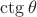 $\ctg \theta$
