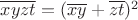 $\overline{xyzt}=(\overline{xy}+\overline{zt})^2$