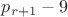$p_{r+1}-9$