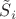 $\tilde S_i$ $\tilde S_i$