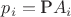 $p_i = \text{P}A_i$