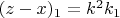 $(z-x)_1=k^2k_1$