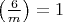 $\left(\frac6m\right)=1$