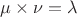 $\mu\times\nu=\lambda$