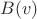$B(v)$