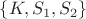 $\{K, S_1, S_2\}$