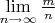$\lim\limits_{n\to\infty}{m\over n}$