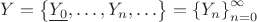 $Y=\left\{\underline{Y_{0}} ,\ldots ,Y_{n} ,\ldots \right\}=\left\{Y_{n} \right\}_{n=0}^{\infty}$