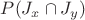 $\[P({{J}_{x}}\cap {{J}_{y}})\]$