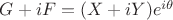 $G+iF=(X+iY)e^{i\theta}$