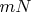 $mN$
