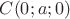 $C(0;a;0)$