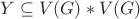 $Y \subseteq V(G)*V(G)$ $Y \subseteq V(G)*V(G)$
