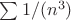 $\sum{1/(n^3)}$