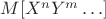 $M[X^nY^m\ldots]$