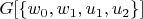 $G[ \{ w_0, w_1, u_1, u_2\} ]$