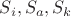 $S_i, S_a, S_k$
