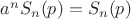 $a^nS_n(p)=S_n(p)$