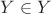 $Y \in Y$