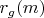 $r_g(m)$