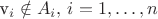 v_i \notin A_i, \, i=1, \ldots, n