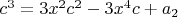 $c^3=3 x^2 c^2-3 x^4 c+a_2$