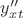 $y''_{xt}$