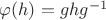 $\varphi(h)=ghg^{-1}$