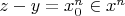 $z-y=x_0^n\in x^n$