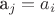 a_j=a_i