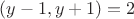$(y-1,y+1)=2$