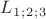$ L_1_;_2_;_3 _$