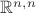 $\mathbb R^{n,n}$ $\mathbb R^{n,n}$