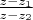 $ \frac{{z - z_1 }}{{z - z_2 }} $