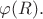 $\varphi(R).$