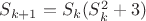 $S_{k+1} = S_k(S_k^2+3)$