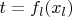 $t=f_l(x_l)$