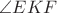 $\angle EKF$