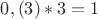 $0,(3)*3=1$