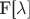 F[\lambda]